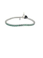 Bracciale Recarlo in Oro bianco Smeraldo T93SE002/SM-18